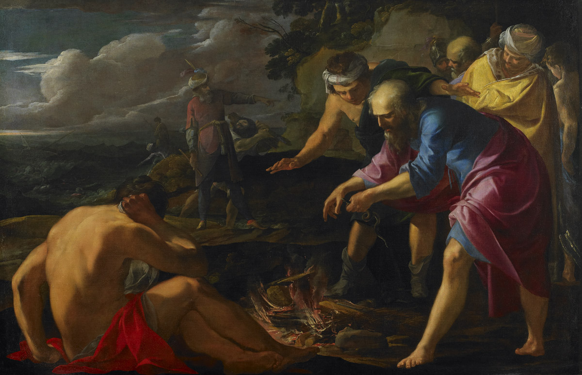 Laurent de La Hyre, Saint Paul Shipwrecked on Malta (1630)