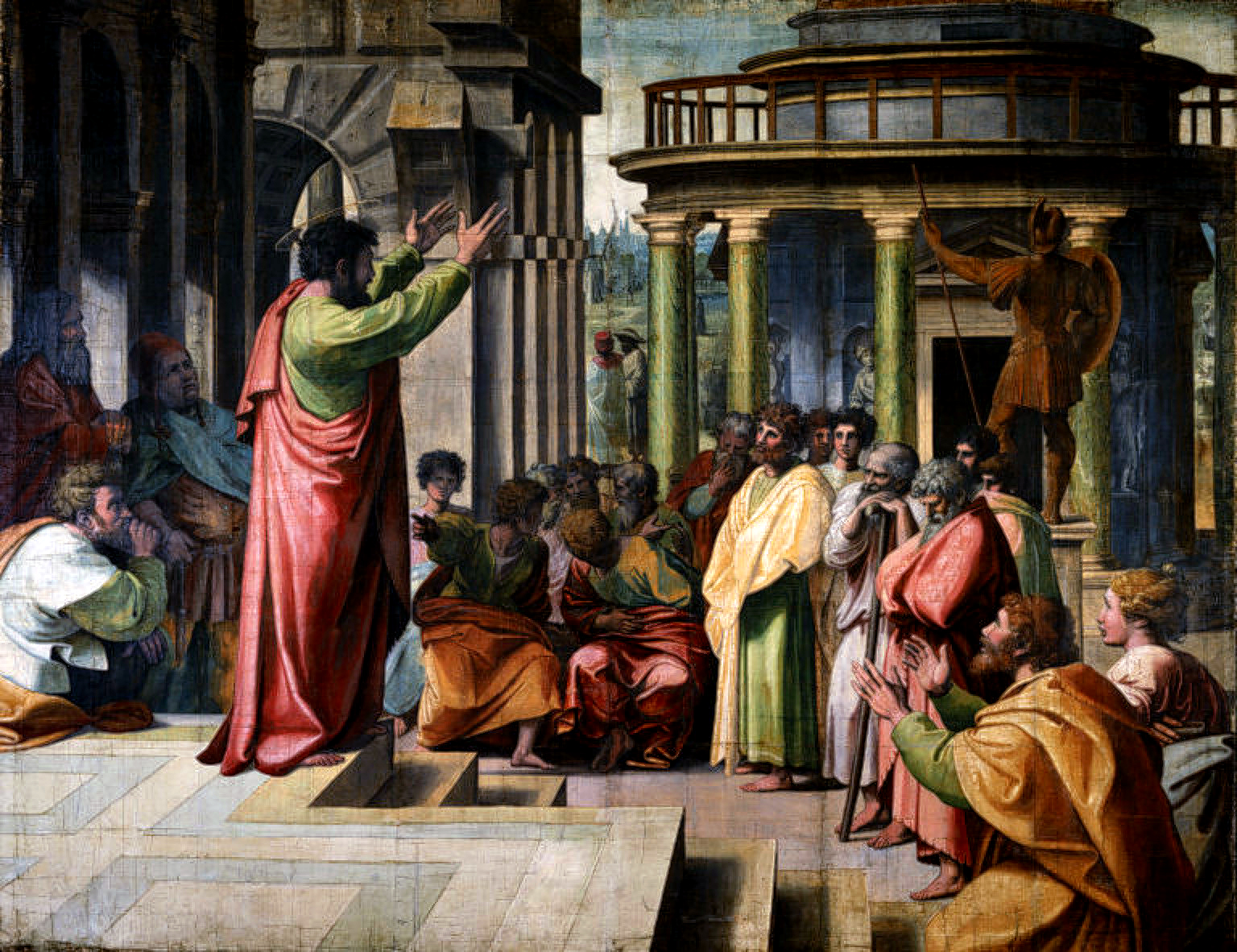 Raphael, St Paul Preaching at Athens (cartoon, 1515)