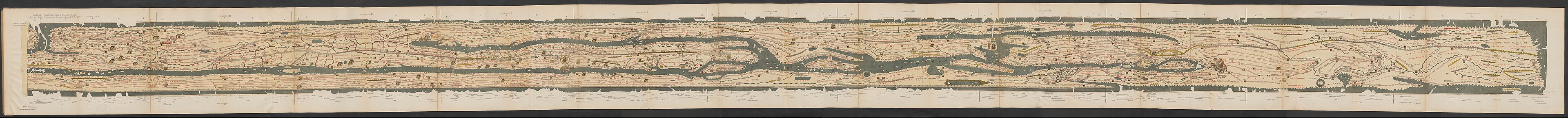 The Tabula Peutingeriana (Miller facsimile, 1887/88)